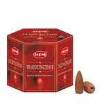 Frankincense Backflow Incense Cones, HEM, Box/12